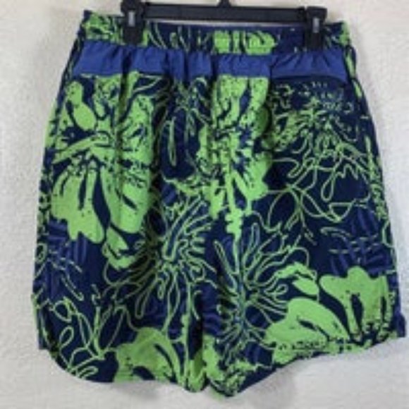 Sand & Sun Men's Shorts Blue Green L Swim Trunks - Picture 5 of 8